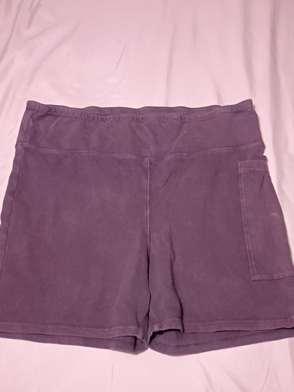 FP Movement by Free People Mauve Purple Bike Shorts with Side Pocket